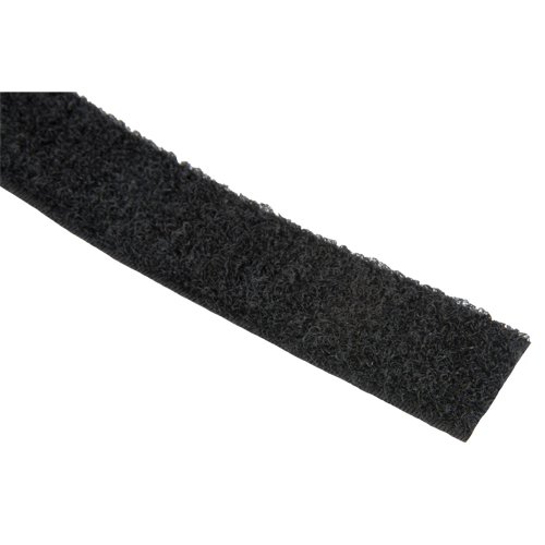 Bande d'attaches, Boucle, 50 vg x 1", Cousu, Noir Sécurité Médic