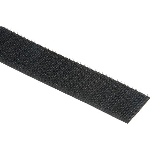 Fastener Strip, Hook, 50 yds x 1", Sew-On, Black Sécurité Médic