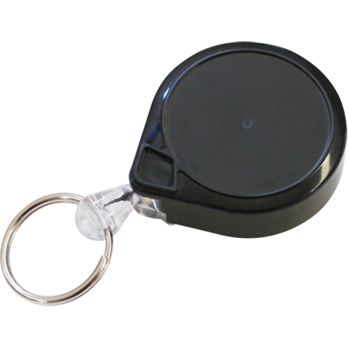 Retractable Mini-Bak&reg; Key Rings, Plastic, 36" Cable, Belt Clip Attachment Sécurité Médic