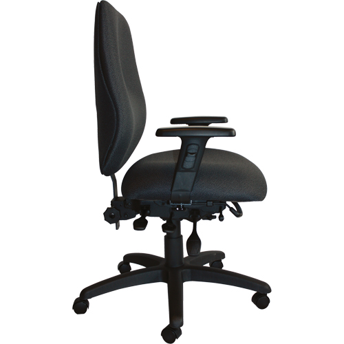 Cierra Heavy Duty Ergonomic Chairs, Fabric, Black, 400 lbs. Capacity Sécurité Médic