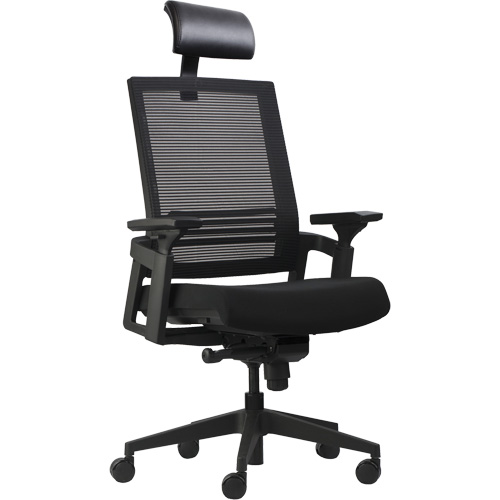 Chaises de bureau A-37 Activ, Mailles, Noir, Capacit&eacute; 275 lb Sécurité Médic