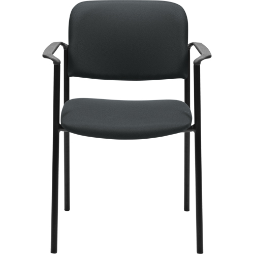 Stacking Chairs, Fabric, 32" High, 300 lbs. Capacity, Charcoal Sécurité Médic
