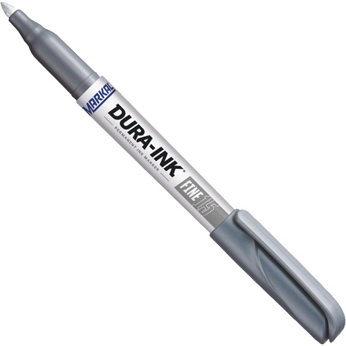Dura-Ink&reg; #15 Permanent Marker, Silver, Fine Tip Sécurité Médic
