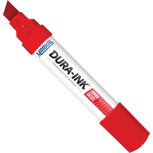 Dura-Ink&reg; Marker #200, Red, Chisel Tip Sécurité Médic