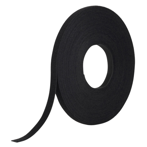 One-Wrap&reg; Fastener Tape, Hook & Loop, 25 yds x 1/2", Self-Grip, Black Sécurité Médic