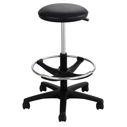 Extended-Height Stool, Drafting, Adjustable Height, 250 lbs. Capacity Sécurité Médic