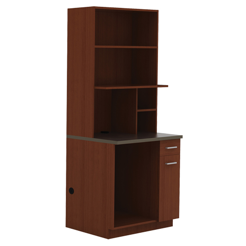 Armoire modulaire, M&eacute;lamine, 39" h x 36" la x 25" P, Acajou Sécurité Médic