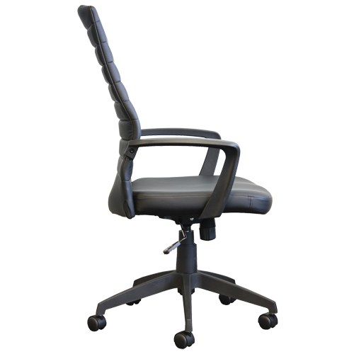 Activ A-128 Office Chair, Polyurethane, Black, 275 lbs. Capacity Sécurité Médic