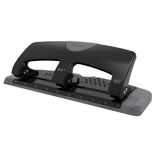 Swingline&reg; SmartTouch 3-Hole Punch Sécurité Médic