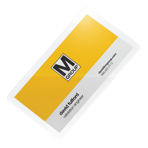 Swingline UltraClear Laminating Business Card Pouches Sécurité Médic
