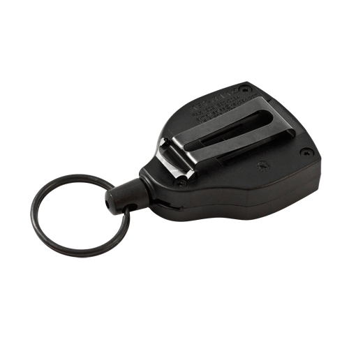 Super48 Heavy-Duty Retractable Key Holder, Polycarbonate, 48" Cable, Belt Clip Attachment Sécurité Médic