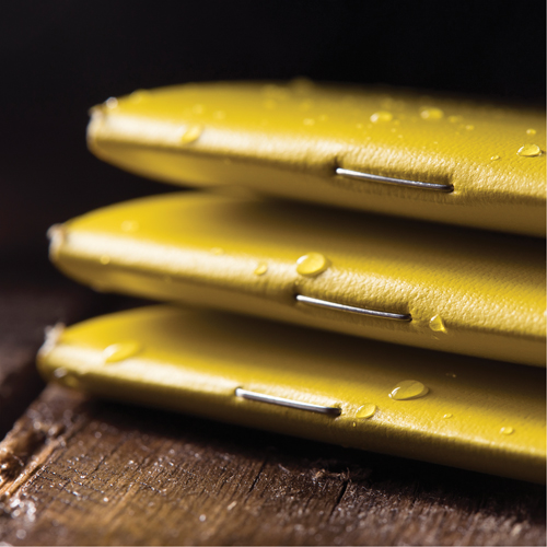 All-Weather Notebook, Soft Cover, Yellow, 48 Pages, 4-5/8" W x 7" L Sécurité Médic