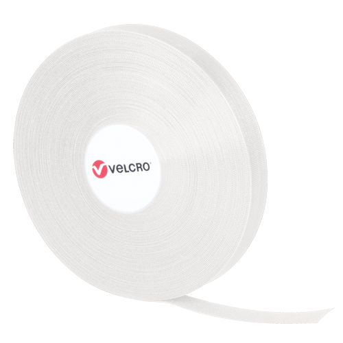 QWIK Fastener Ties, Hook & Loop, 25 yds x 3/4", Self-Grip, White Sécurité Médic