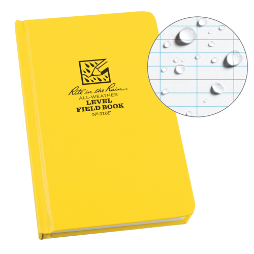 Bound Book, Hard Cover, Yellow, 160 Pages, 4-5/8" W x 7-1/4" L Sécurité Médic