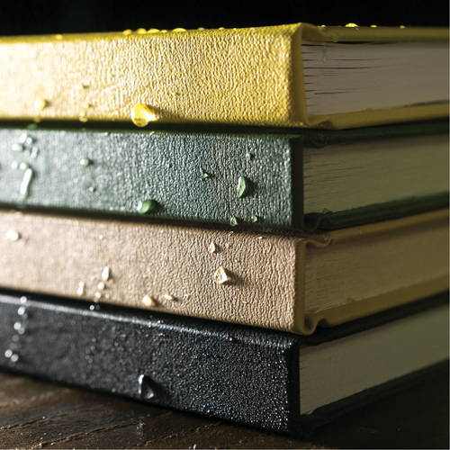 Bound Book, Hard Cover, Yellow, 160 Pages, 4-5/8" W x 7-1/4" L Sécurité Médic