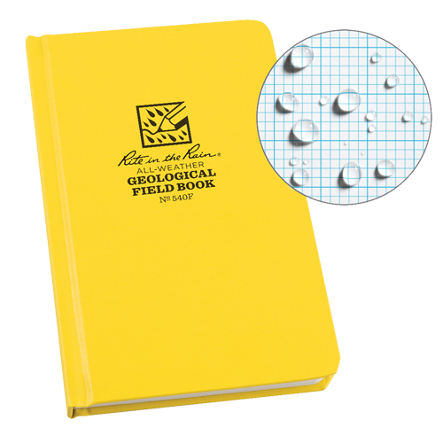 Bound Book, Hard Cover, Yellow, 160 Pages, 4-5/8" W x 7-1/4" L Sécurité Médic