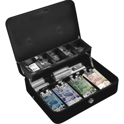 Tiered-Tray Deluxe Cash Box Sécurité Médic