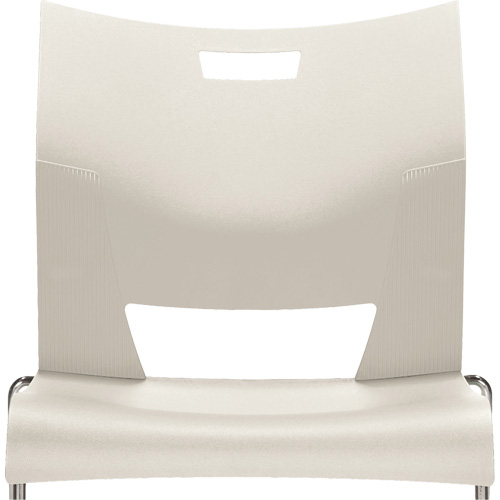 Chaise de formation sans bras Duet, Plastique, Hauteur 33-1/4", Capacit&eacute; 350 lb, Blanc Sécurité Médic