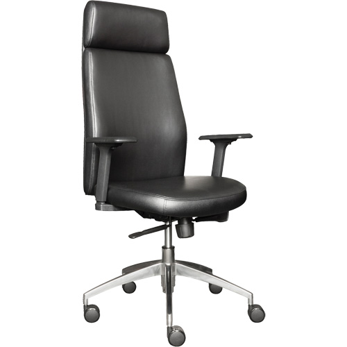 Fauteuil de cadre &agrave; dossier &eacute;lev&eacute; s&eacute;rie Activ, Polyur&eacute;thane/Vinyle, Noir, Capacit&eacute; 275 lb Sécurité Médic
