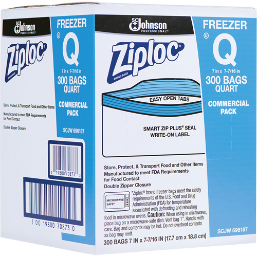 Sacs de cong&eacute;lation Ziploc Sécurité Médic