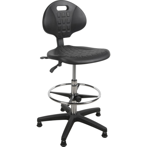 Tabouret robuste et ergonomique, Stationnaire, Ajustable Hauteur, Capacit&eacute; 250 lb Sécurité Médic