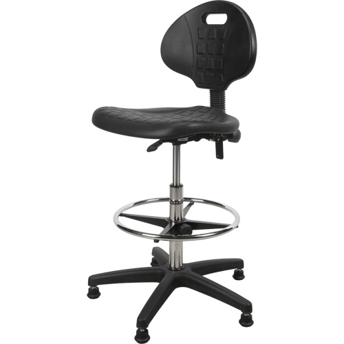 Tabouret robuste et ergonomique, Stationnaire, Ajustable Hauteur, Capacit&eacute; 250 lb Sécurité Médic