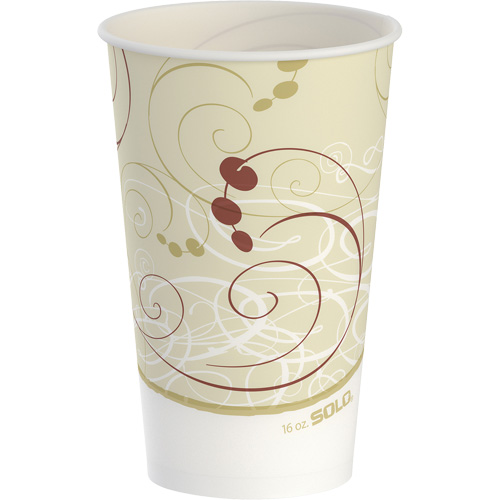 Gobelet cir&eacute; jetable Dart Solo, Papier, 16 oz, Multicolore Sécurité Médic
