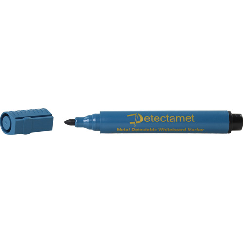 Detectable Whiteboard Marker, Black, Bullet Tip Sécurité Médic