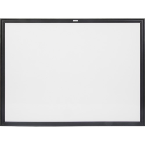 Tableau blanc &agrave; cadre MDF noir, Effacement &agrave; sec/Magn&eacute;tique, 48" la x 36" h Sécurité Médic