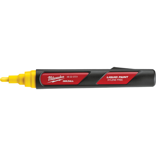 Inkzall Paint Marker, Liquid, Yellow Sécurité Médic