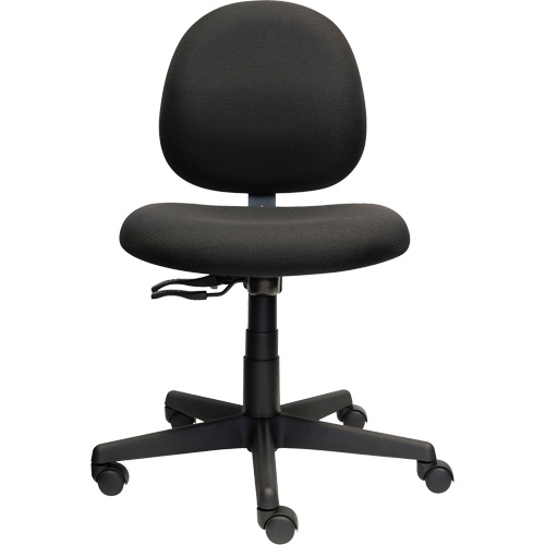 Aspen Low Back Posture Task Chair, Fabric, Black, 275 lbs. Capacity Sécurité Médic