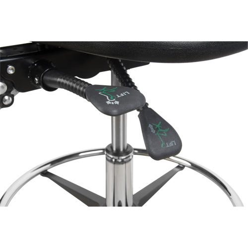 Tabouret robuste et ergonomique, Mobile, Ajustable Hauteur, Capacit&eacute; 250 lb Sécurité Médic