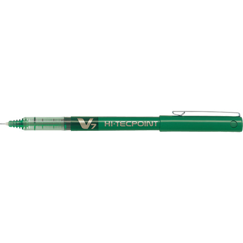 Hi-Tecpoint Pen, Green, 0.7 mm Sécurité Médic