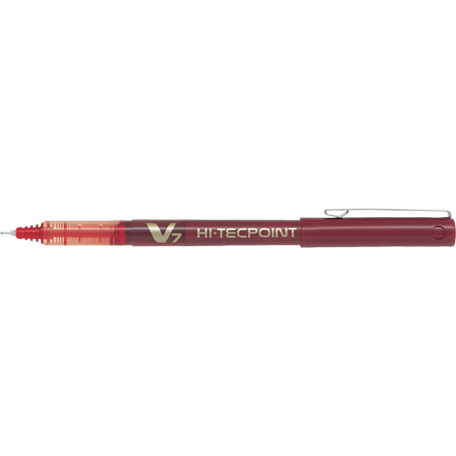 Hi-Tecpoint Pen, Red, 0.7 mm Sécurité Médic