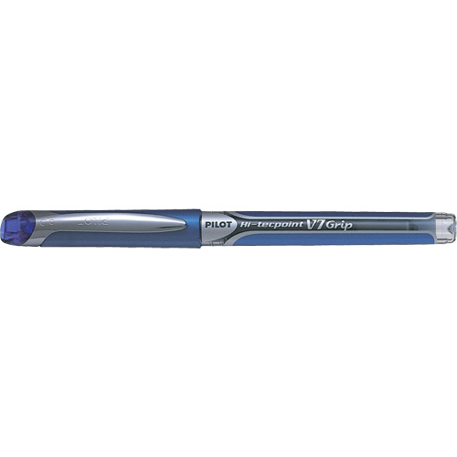 Hi-Tecpoint Grip Pen, Blue, 0.7 mm Sécurité Médic