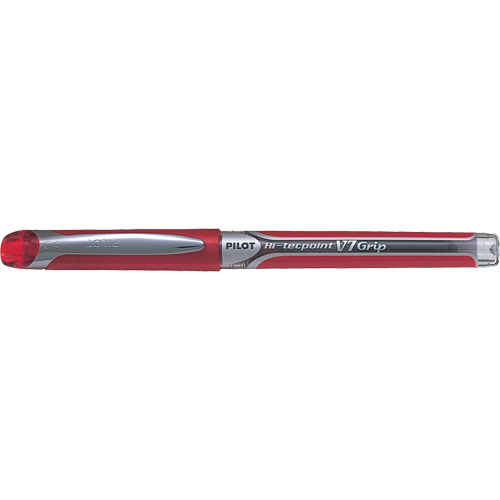Hi-Tecpoint Grip Pen, Red, 0.7 mm Sécurité Médic
