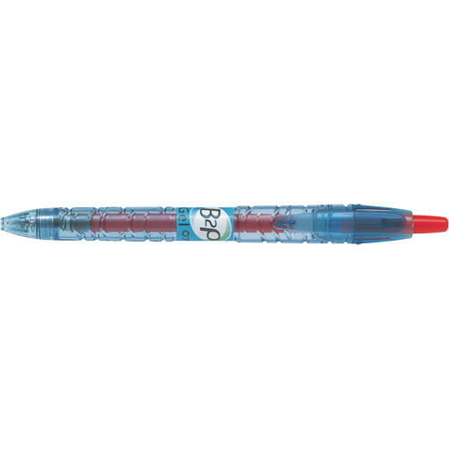 Stylo &agrave; bille roulante B2P, Rouge, 0,7 mm Sécurité Médic