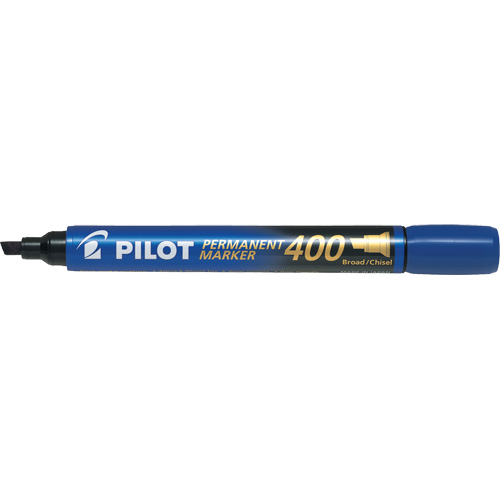 400 Permanent Marker, Blue, Chisel Tip Sécurité Médic