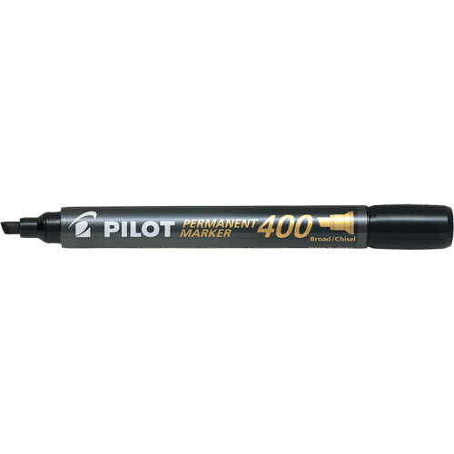 400 Permanent Marker, Black, Chisel Tip Sécurité Médic