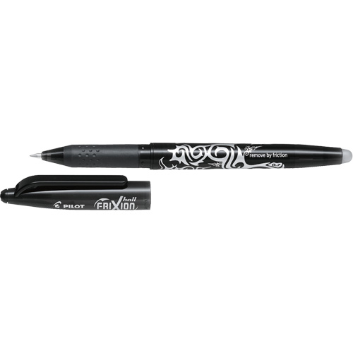Frixion Ball Point Gel Pen, Black, 0.7 mm Sécurité Médic