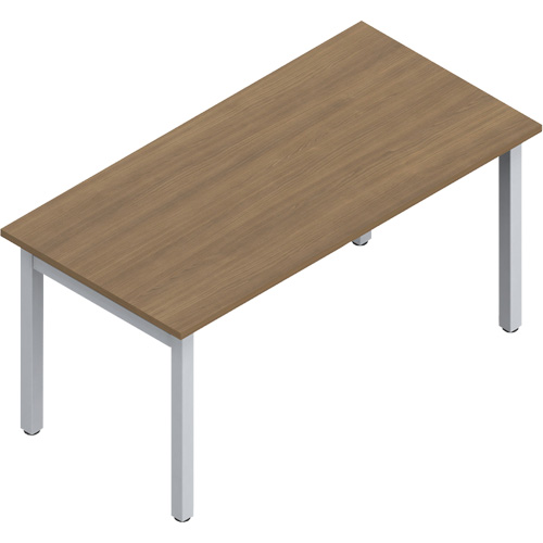 Table bureau Newland, 29-7/10" lo x 60" la x 29-3/5" h, Cerise Sécurité Médic