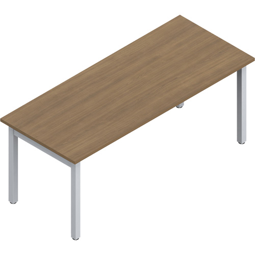 Table bureau Newland, 29-7/10" lo x 72" la x 29-3/5" h, Cerise Sécurité Médic
