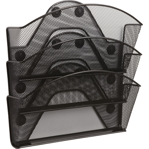 Classeur magn&eacute;tique en treillis m&eacute;tallique Onyx, 3 pochettes Sécurité Médic