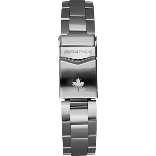 Grey Maple Large Diver's Automatic Watch with Stainless Steel Bracelet, Digital, Battery Operated, 41 mm, Silver Sécurité Médic