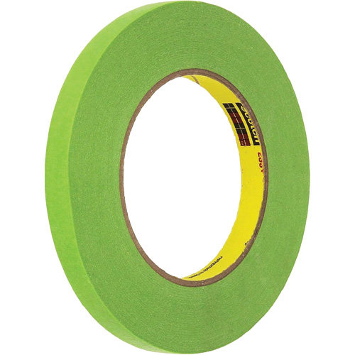 Scotch&reg; Performance Masking Tape 233+, 12 mm (1/2") x 55 m (180'), Green Sécurité Médic