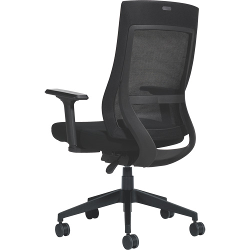 High-Back Weight-Sensing Synchro-Tilter, Mesh, Black Sécurité Médic