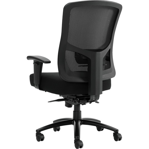 Raven 400 High-Back Heavy-Duty Synchro-Tilter, Mesh, Black, 400 lbs. Capacity Sécurité Médic