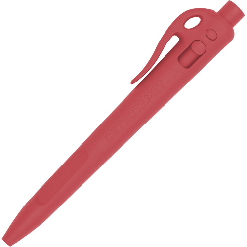 Detectable Elephant Ballpoint Pen with Clip, Red, 1 mm, Retractable Sécurité Médic