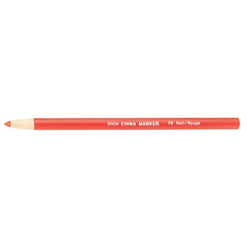 Dixon&reg; Red China Marker, Red Sécurité Médic