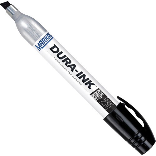 Dura-Ink&reg; Markers - #25 Felt-Tip, Black, Chisel Tip Sécurité Médic